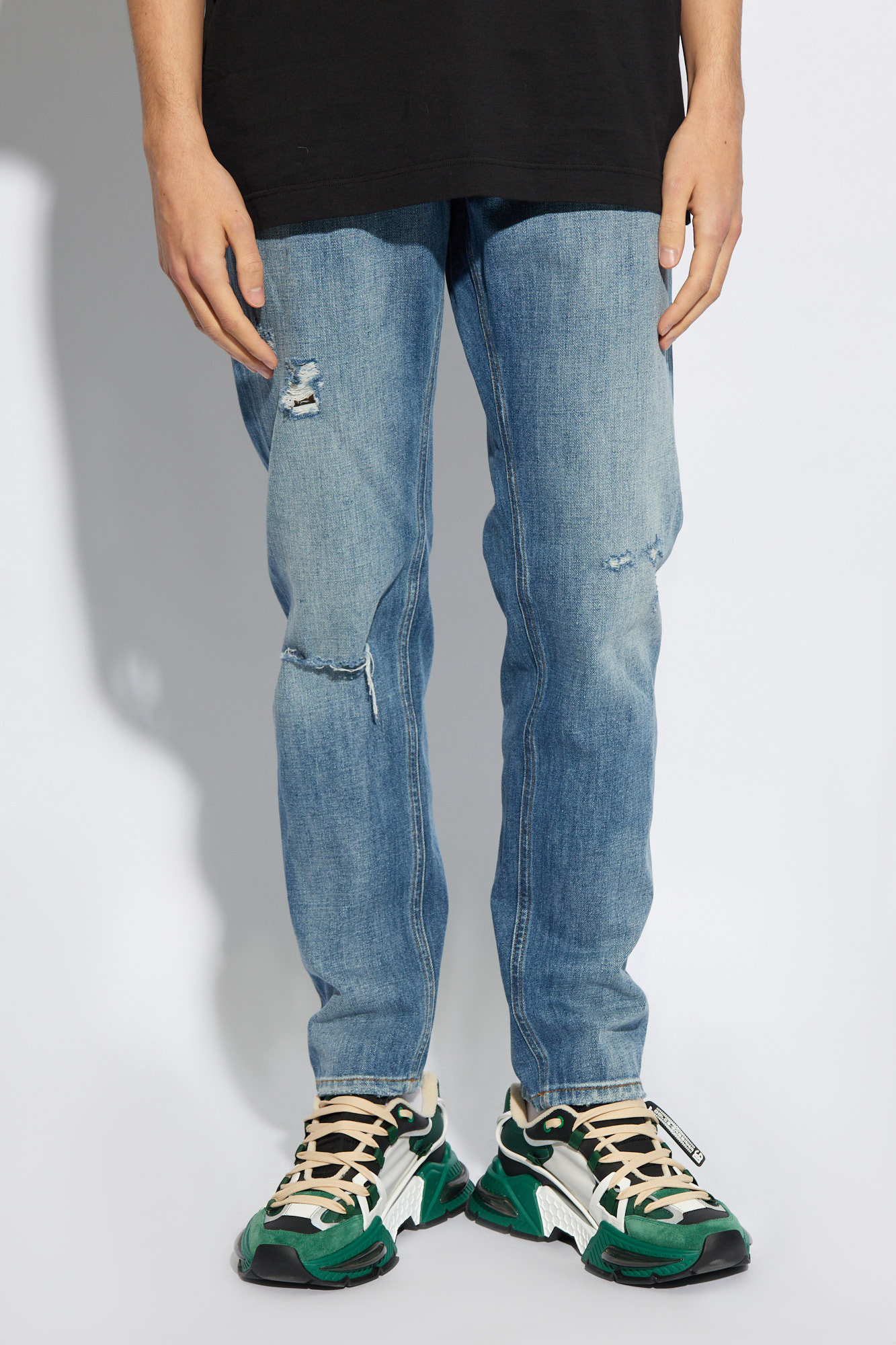 Dolce gabbana discount distressed jeans